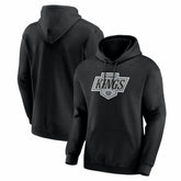 Los Angeles Kings Logo Athletic Essential Hoodie - Black | NHL Lifestyle