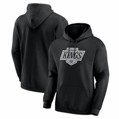 Los Angeles Kings Logo Athletic Essential Hoodie - Black | NHL Lifestyle