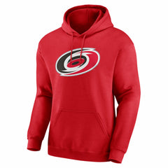 Carolina Hurricanes Logo Athletic Essential Hoodie - Red | NHL Lifestyle