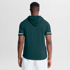 Philadelphia Eagles Optimal Play Short Sleeve Hooded T-Shirt - Midnight Green - Fanatics