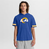 Los Angeles Rams Optimal Play Short Sleeve Hooded T-Shirt - Royal - Fanatics