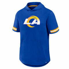 Los Angeles Rams Optimal Play Short Sleeve Hooded T-Shirt - Royal - Fanatics