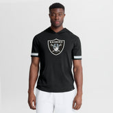 Las Vegas Raiders Optimal Play Short Sleeve Hooded T-Shirt - Black - Fanatics