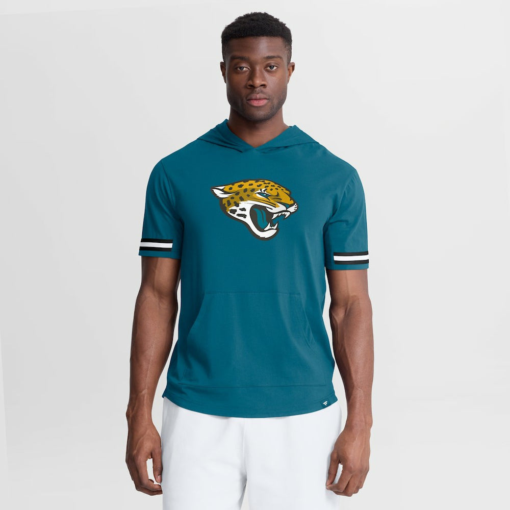 Jacksonville Jaguars Optimal Play Short Sleeve Hooded T-Shirt - Teal - Fanatics