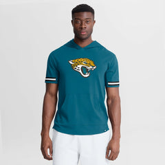 Jacksonville Jaguars Optimal Play Short Sleeve Hooded T-Shirt - Teal - Fanatics
