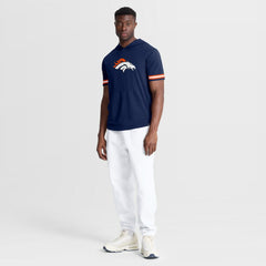 Denver Broncos Optimal Play Short Sleeve Hooded T-Shirt - Navy - Fanatics