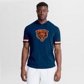 Chicago Bears Optimal Play Short Sleeve Hooded T-Shirt - Navy - Fanatics