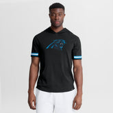 Carolina Panthers Optimal Play Short Sleeve Hooded T-Shirt - Black - Fanatics