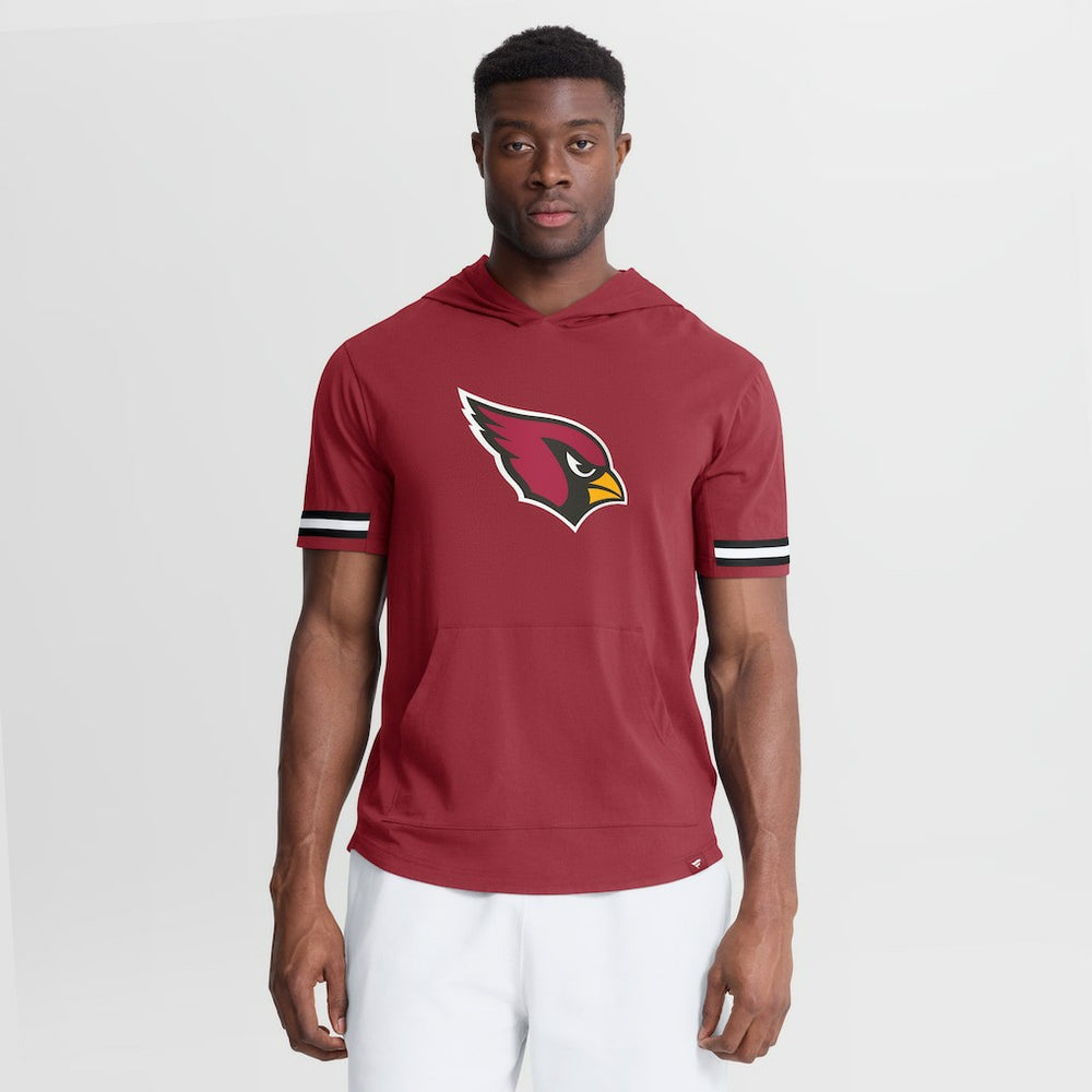 Arizona Cardinals Optimal Play Short Sleeve Hooded T-Shirt - Cardinal - Fanatics