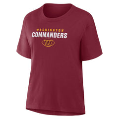 Washington Commanders Women's Fade Legacy T-Shirt - Burgundy - Fanatics