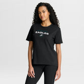 Philadelphia Eagles Women's Fade Legacy T-Shirt - Black - Fanatics