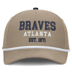 Atlanta Braves Nike Father's Day Rope Rise Adjustable Hat Outlet