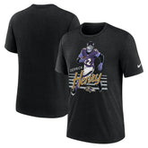 Derrick Henry Baltimore Ravens Player Graphic T-Shirt - Heather Black - Nike