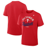 Philadelphia Phillies Fanatics 2025 MLB Postseason Locker Room T-Shirt for sale