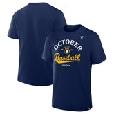 Milwaukee Brewers 2025 MLB Postseason Locker Room T-Shirt Online