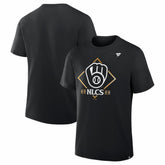 Milwaukee Brewers Fanatics 2025 National League Division Series Champions Locker Room T-Shirt Discount