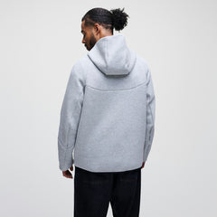 Green Bay Packers Tech Fleece Raglan Full-Zip Windrunner Hoodie - Heather Gray - Nike