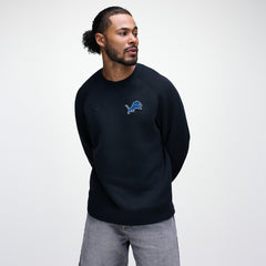 Detroit Lions Tech Fleece Raglan Sweatshirt - Black - Nike