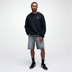 Detroit Lions Tech Fleece Raglan Sweatshirt - Black - Nike