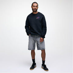 Buffalo Bills Tech Fleece Raglan Sweatshirt - Black - Nike