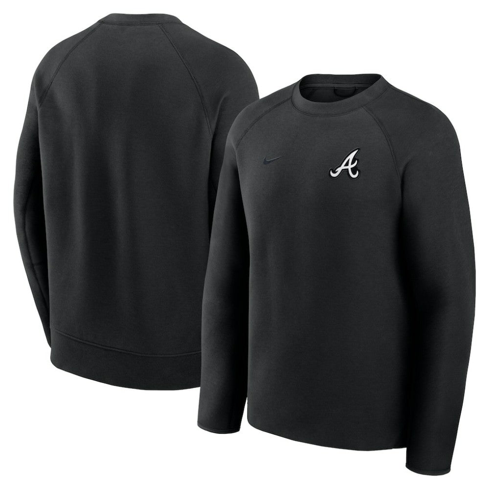 Atlanta Braves Nike Tech Fleece Raglan Sweatshirt Outlet