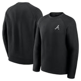 Atlanta Braves Nike Tech Fleece Raglan Sweatshirt Outlet