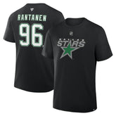 Mikko Rantanen Dallas Stars Fanatics Authentic Stack Name & Number T-Shirt - Black | Fanatics Clearance