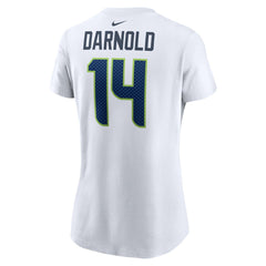 Sam Darnold Seattle Seahawks Women's Player Name & Number T-Shirt - White - Nike
