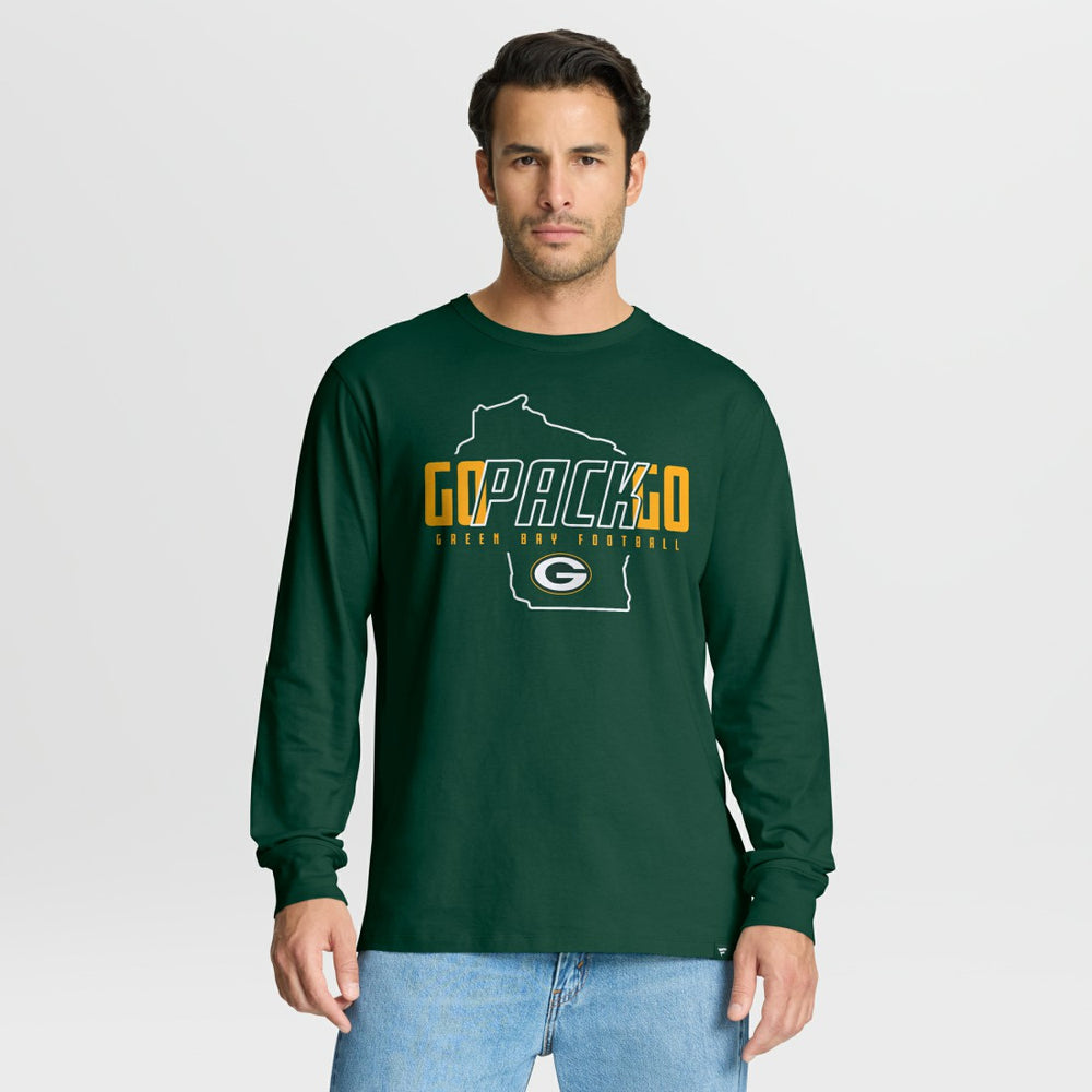 Green Bay Packers Homeward Bound Long Sleeve T-Shirt - Green - Fanatics