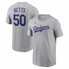 Mookie Betts Los Angeles Dodgers Nike Name & Number T-Shirt Online
