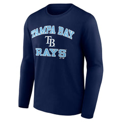 Tampa Bay Rays Logo Athletic Heart & Soul Long Sleeve T-Shirt Near Me