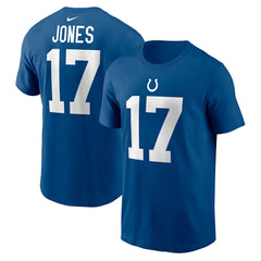 Daniel Jones Indianapolis Colts Name & Number T-Shirt - Royal - Nike