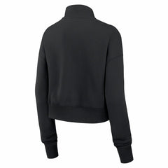 Denver Broncos Women's Legacy Phoenix Fleece Cropped Half-Zip Sweatshirt - Black - Nike