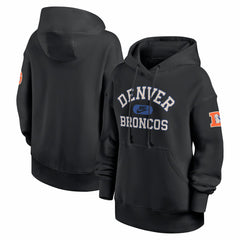 Denver Broncos Women's Oversized Legacy Phoenix Hoodie - Black - Nike