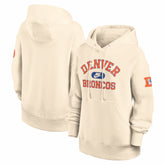 Denver Broncos Women's Oversized Legacy Phoenix Hoodie - Natural - Nike