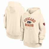 Chicago Bears Women's Oversized Legacy Phoenix Hoodie - Natural - Nike
