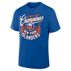 New York Islanders Fanatics 4x Stanley Cup Champions T-Shirt - Royal | Fanatics sale