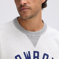 Dallas Cowboys IconicFleece Pocket Sweatshirt - Heather Gray - Fanatics