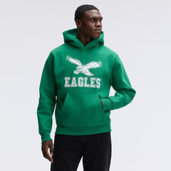 Philadelphia Eagles IconicFleece Flocked Hoodie - Kelly Green - Fanatics
