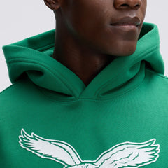 Philadelphia Eagles IconicFleece Flocked Hoodie - Kelly Green - Fanatics