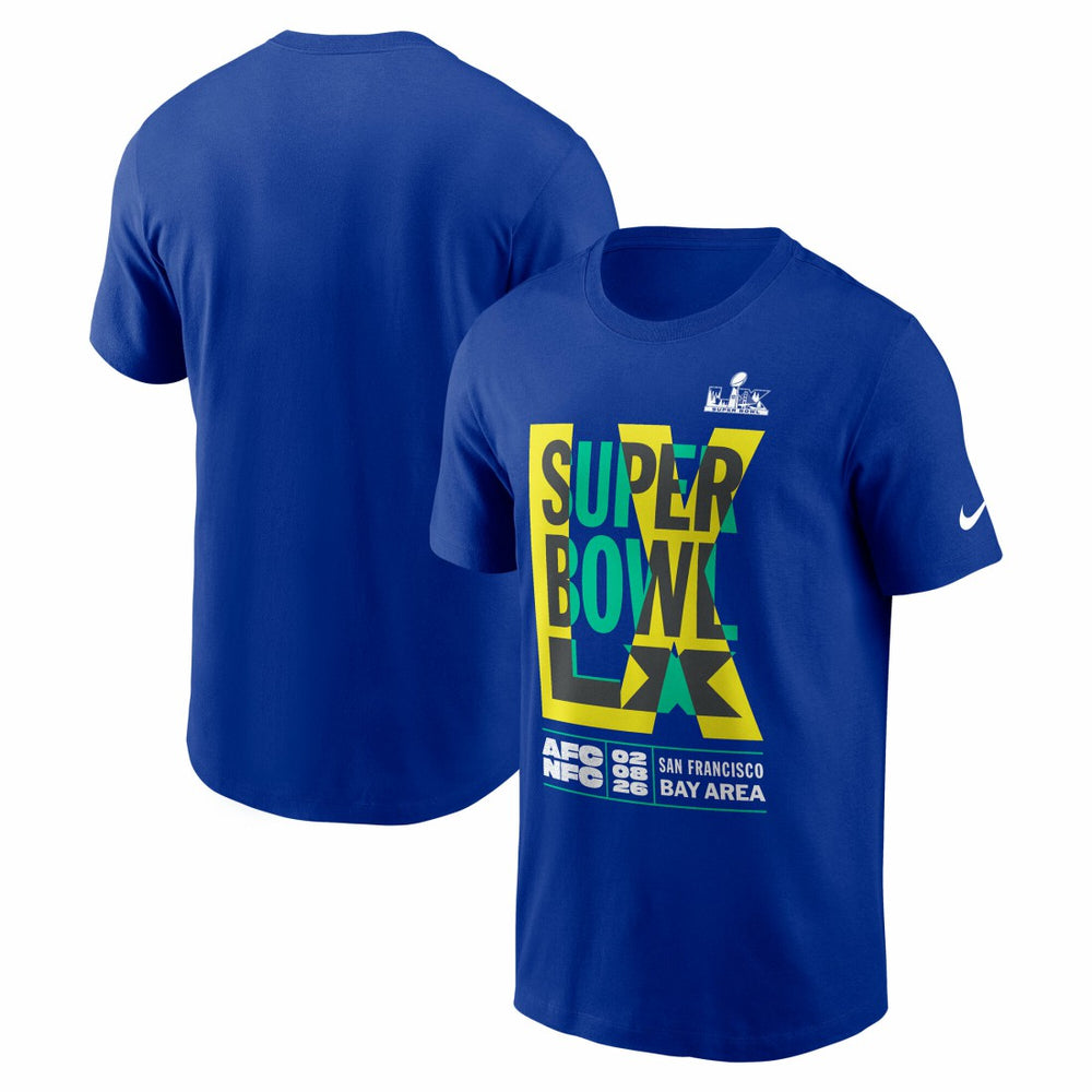 Super Bowl LX Essential T-Shirt - Royal - Nike