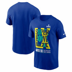 Super Bowl LX Essential T-Shirt - Royal - Nike