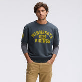 Minnesota Vikings IconicFleece Short Sleeve Sweatshirt - Charcoal - Fanatics
