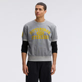 Pittsburgh Steelers IconicFleece Short Sleeve Sweatshirt - Athletic Heather Gray - Fanatics