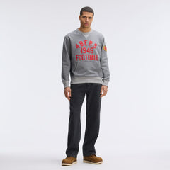 San Francisco 49ers IconicFleece Pocket Sweatshirt - Athletic Heather Gray - Fanatics