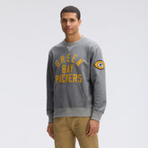 Green Bay Packers IconicFleece Pocket Sweatshirt - Athletic Heather Gray - Fanatics
