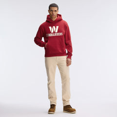 Washington Commanders IconicFleece Flocked Hoodie - Burgundy - Fanatics