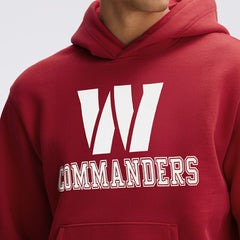 Washington Commanders IconicFleece Flocked Hoodie - Burgundy - Fanatics