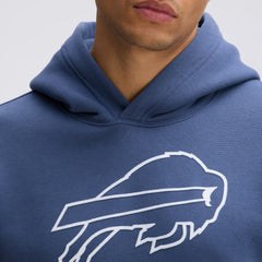 Buffalo Bills IconicFleece Flocked Hoodie - Royal - Fanatics