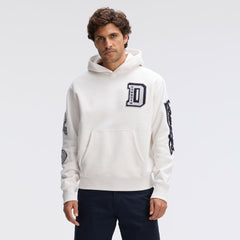 Dallas Cowboys IconicFleece Letterman Hoodie - Oatmeal - Fanatics